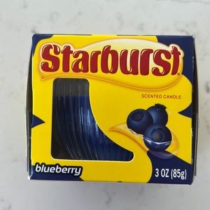 Starburst blueberry candle new super fun gift!